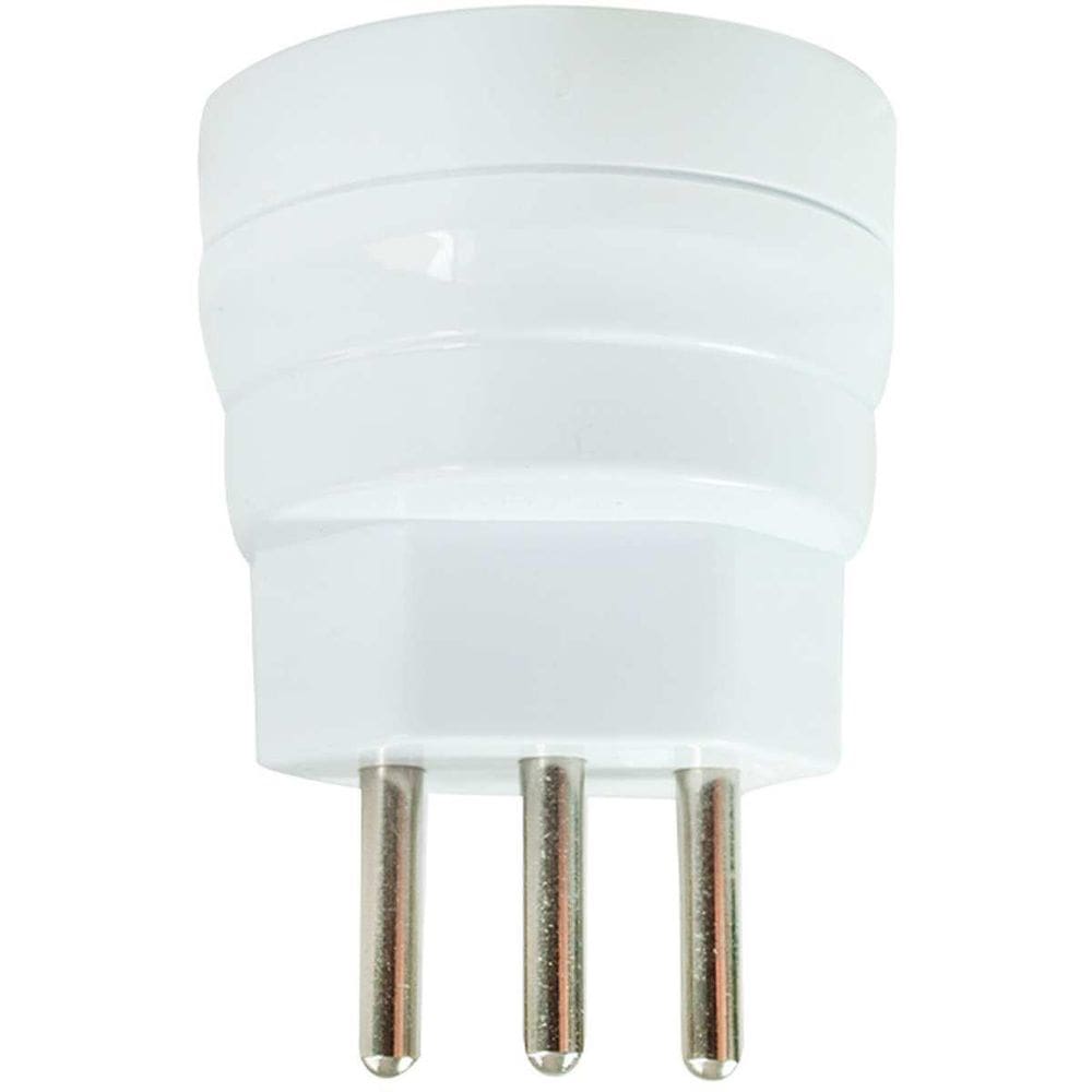 Adaptador Universal Plugue 10A3 Pinos 2P +T Bivolt