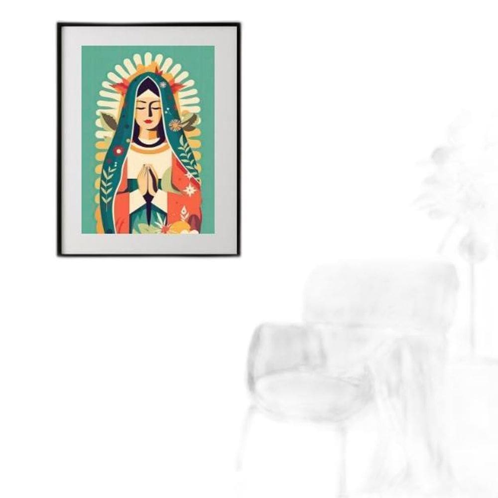 Quadro Decorativo Desenho Nossa Senhora Do Carmo