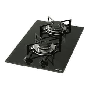 Fogao Cooktop Fischer 2 Bocas A Gás Mesa De Vidro Preto - Bivolt