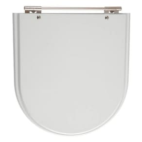 Assento Laqueado Calypso Cinza Claro 42X4X52Cm