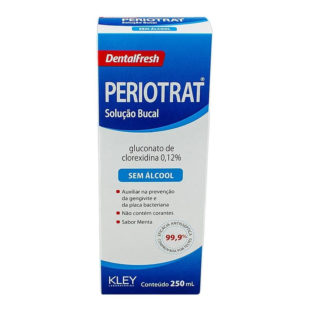 Solução Bucal Periotrat Menta Sem Álcool 250 Ml