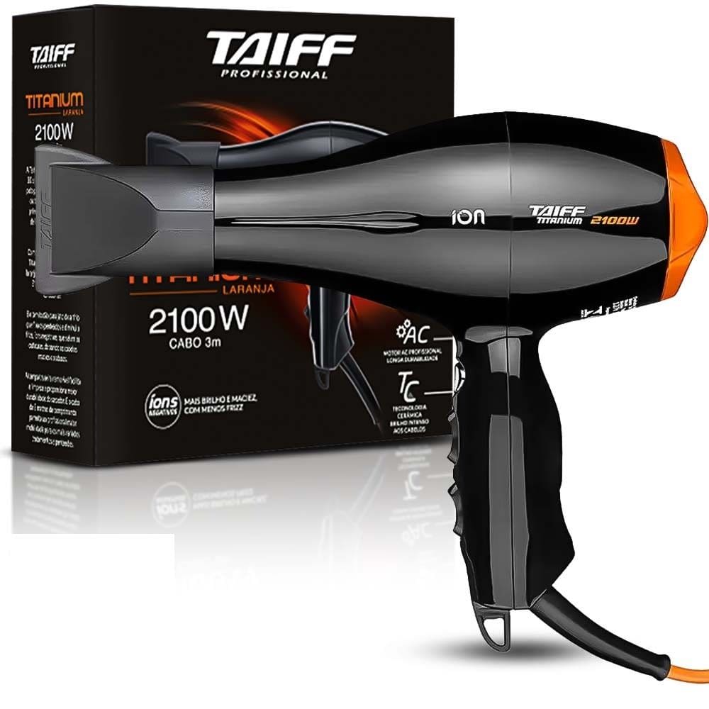 Secador De Cabelo Titanium 2100W Pink Taiff