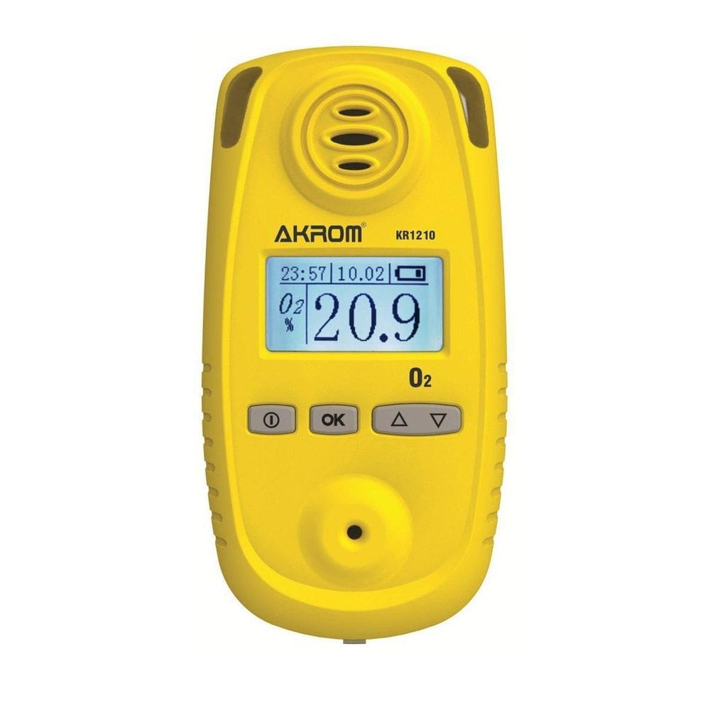 Detector De Gás Oxigênio O2 Portátil - Akrom Kr1210