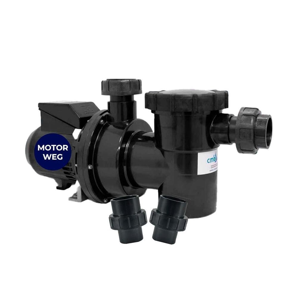Bomba De Piscina 1/2Cv Sibrape Motor Weg Bivolt Monofasi