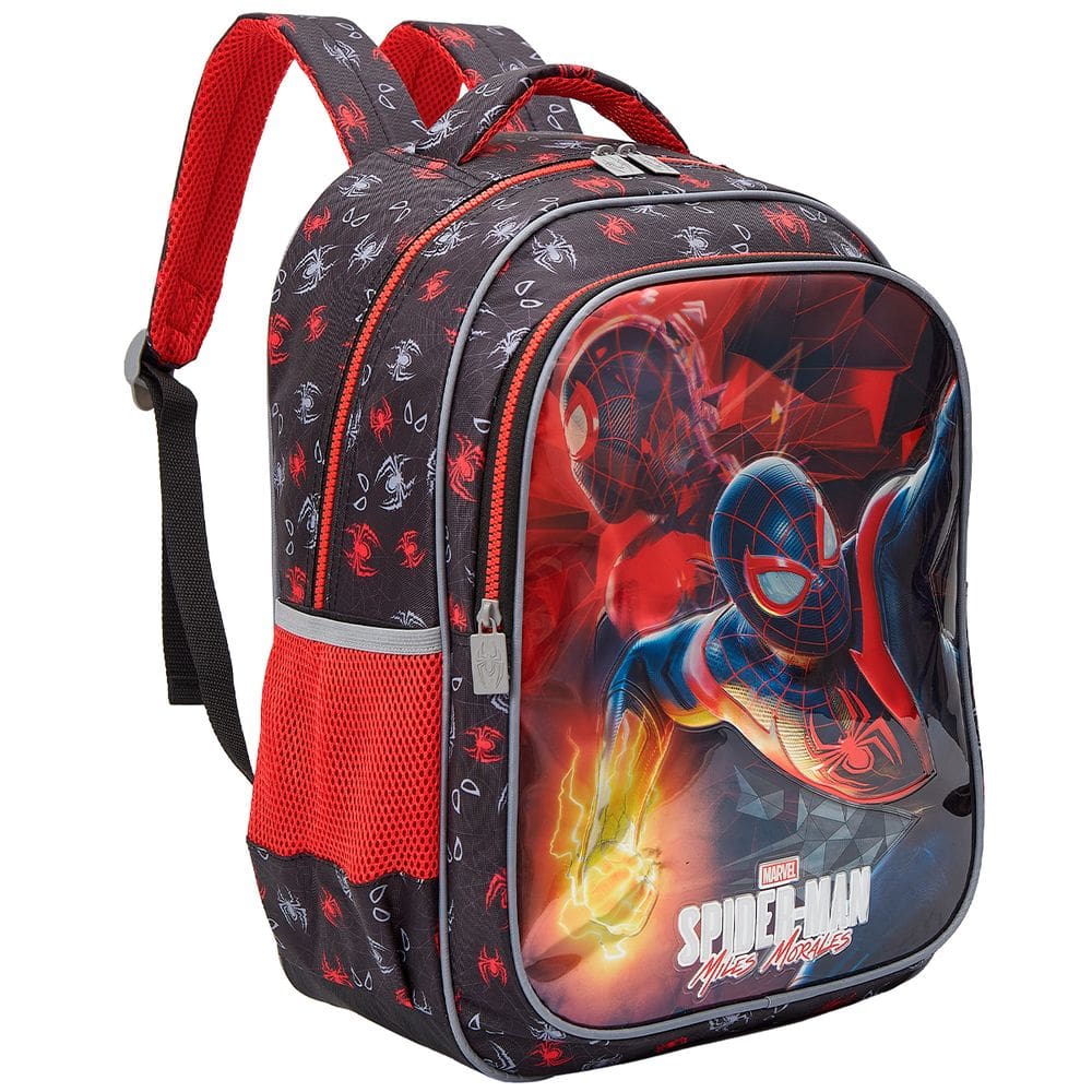 Mochila Homem-Aranha Miles Morales Oficial 2025 Xeryus
