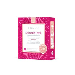 Máscara facial e de contorno de olhos FOREO Shimmer Freak 2.0 6 unidades