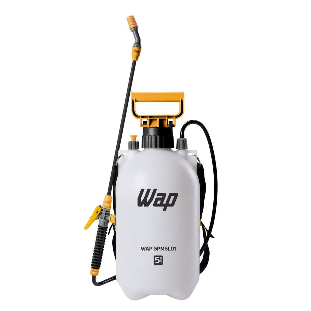 Pulverizador Manual WAP GPM5L01 5 Litros Bico com Jato Regulável Pressão de Carga 2,8 Atm Wap