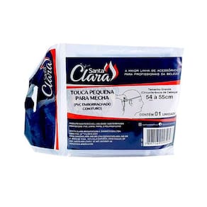 Touca Para Mechas Pequena Pvc Sem Furos Santa Clara