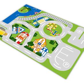 Tapete Carros Infantil 180x120cm - Lona Vinilíca 340g