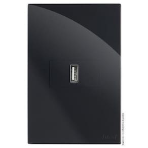 Kit Entrada Usb 2.0A Horizontal 4X2 Brg11399-9Bk