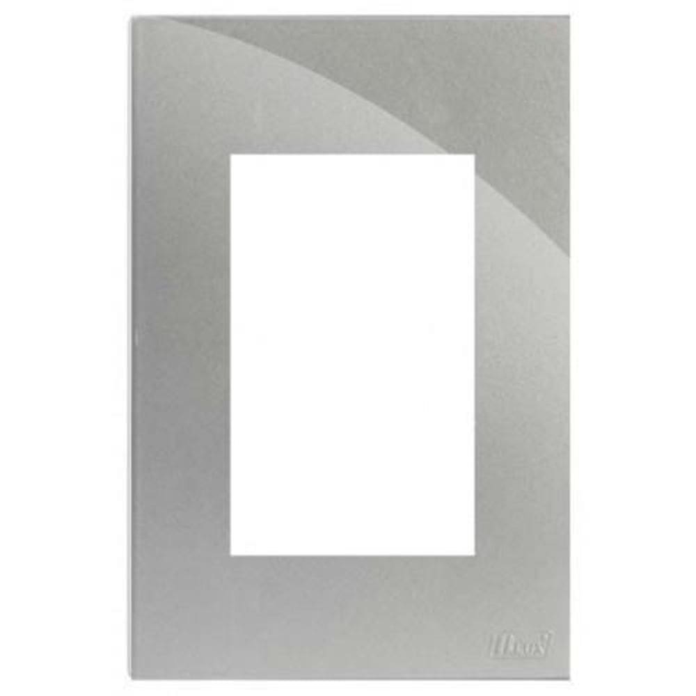 Placa Para 3 Modulos Com Suporte 4X2 Brs12438-9Pr.