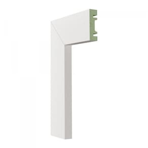 Kit com 40 Barras Guarnição Mdf 501 Moldufama 15mmx5cm Metro Linear 96m Branco