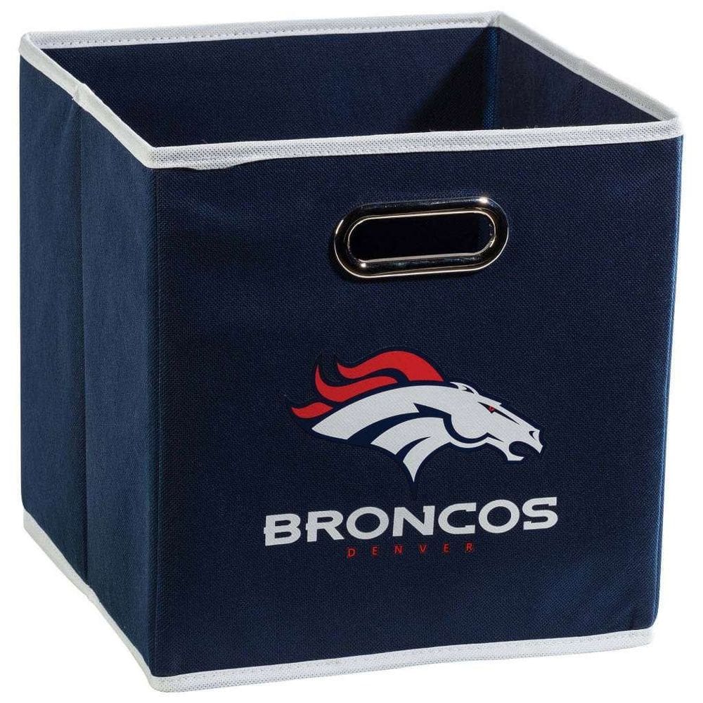 Caixa de armazenamento Franklin Sports NFL Denver Broncos dobrável