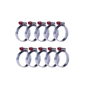 Abraçadeira De Metal Fita 9 Mm 22X32Mm - Kit Com 10 Unidades