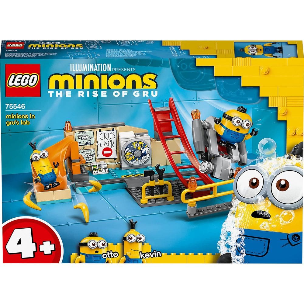 Brinque LEGO Minions Minions no Laboratório de Gru 75546