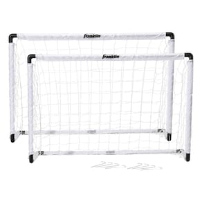 Conjunto de gols de futebol Franklin Sports Kids Portable 54x36cm preto