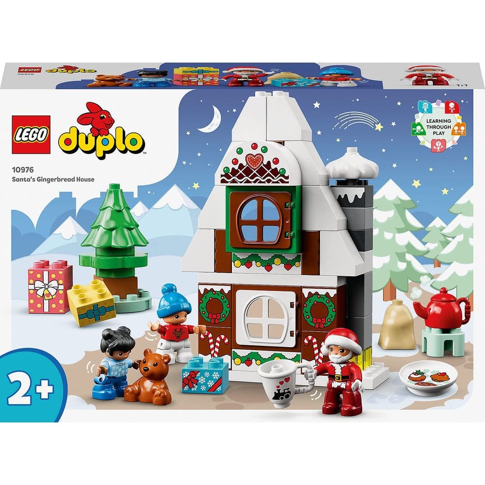 Brinquedo de construção LEGO DUPLO Santa`s Gingerbread House 10976