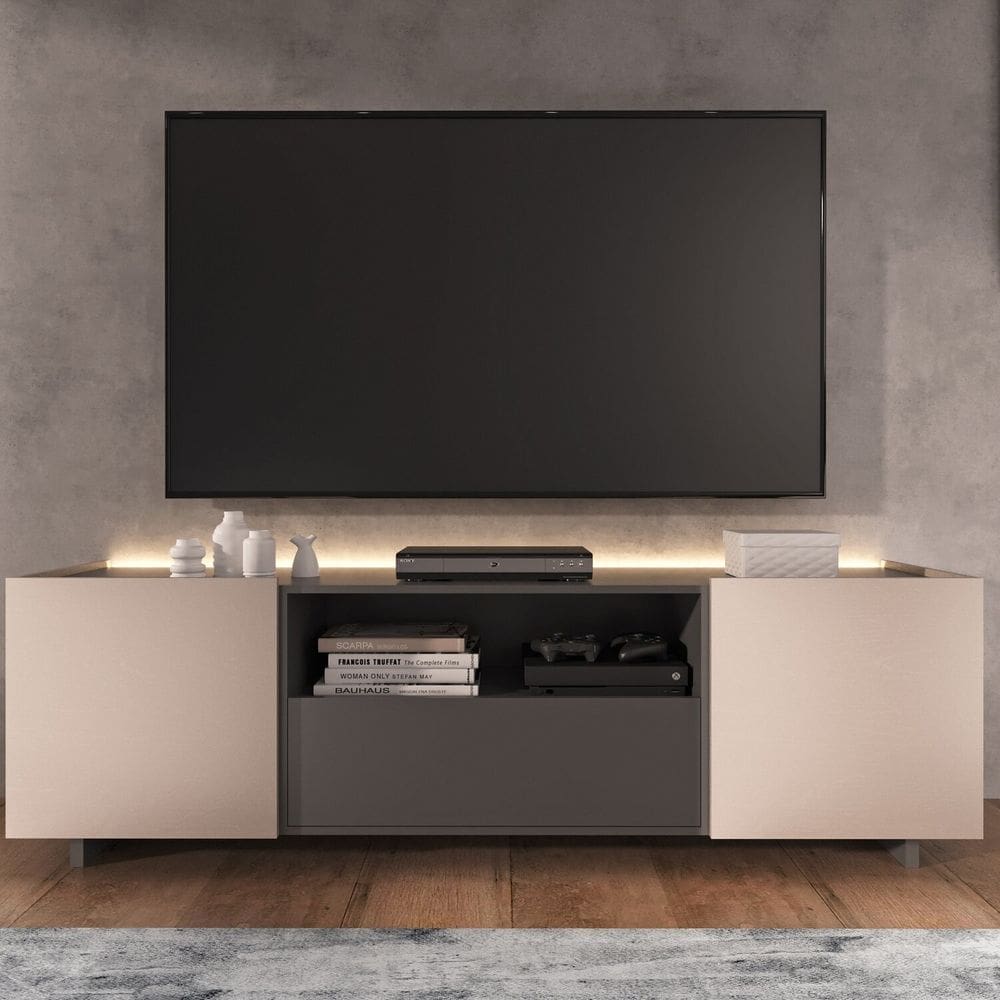Rack para Sala de Estar para Tv até 55 Polegadas Grafite