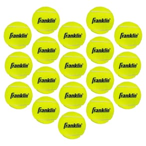 Bolas de tênis Franklin Sports Pressureless, tamanho oficial
