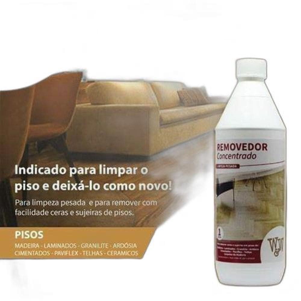 Removedor De Cera Brilho Rápido Para Laminados E Cimentados