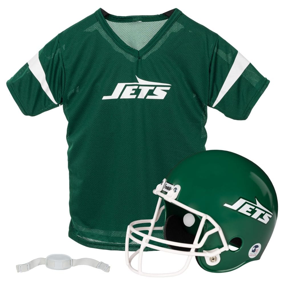 Conjunto de uniformes Franklin Sports New York Jets Kids NFL Youth