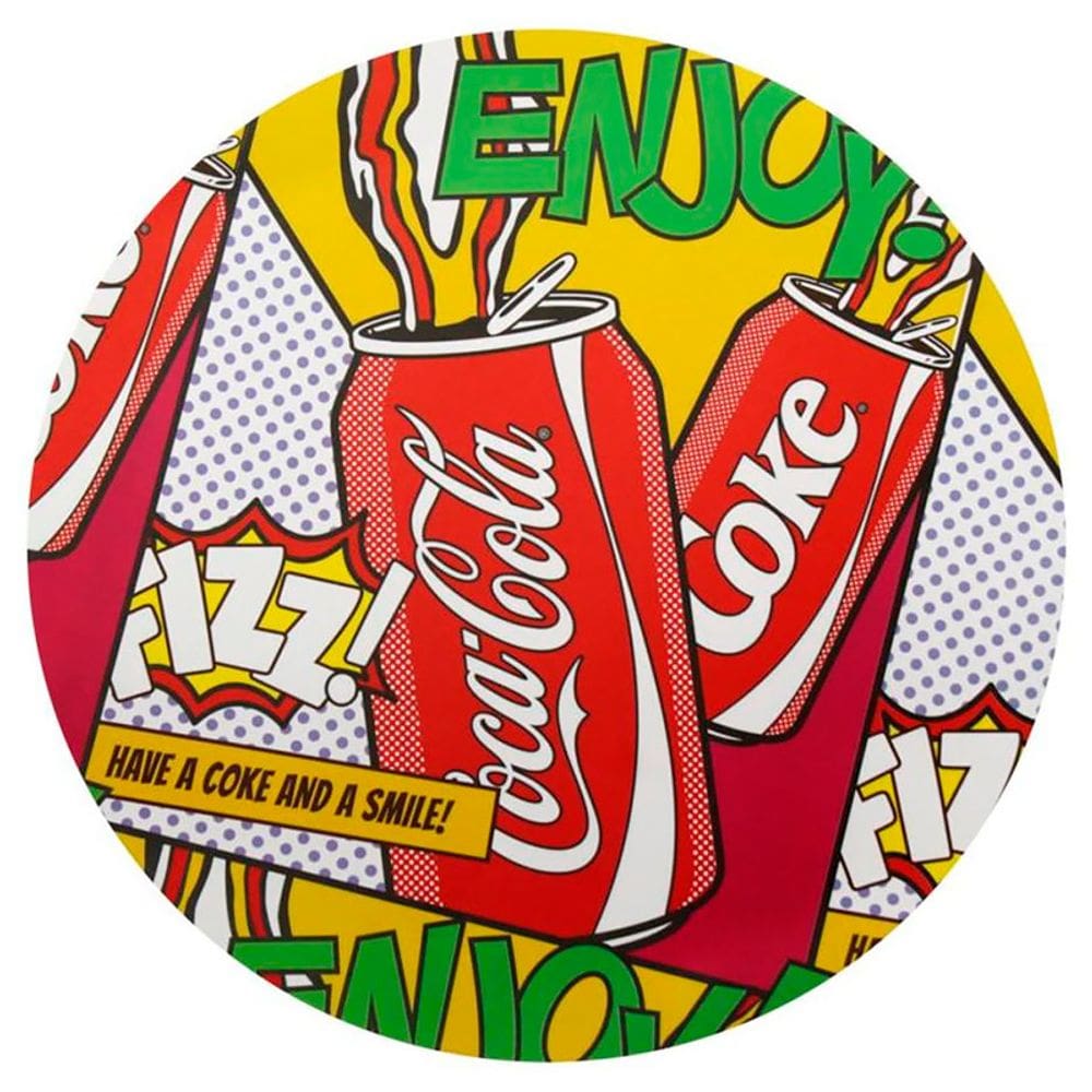 Lugar Americano Redondo Red Enjoy 37,5cm COCA016 - Hauskraft
