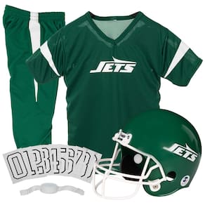 Conjunto de uniformes Franklin Sports New York Jets Kids NFL Youth L