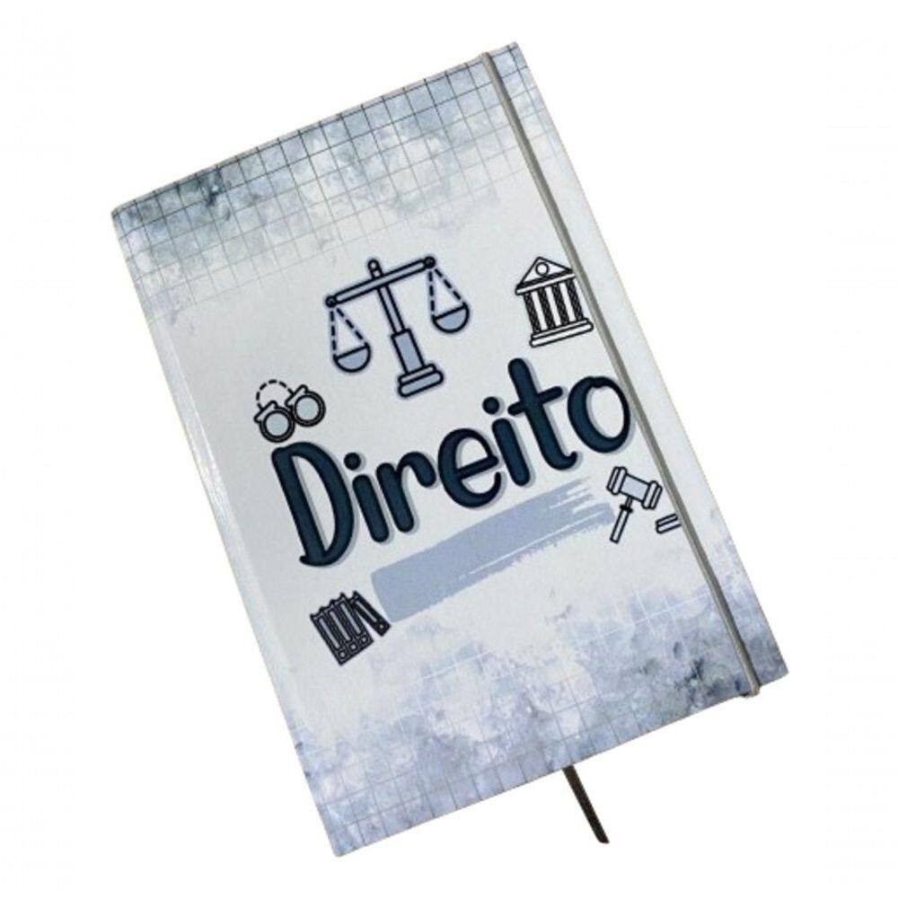 Caderno Sketchbook Grande Capa Profissões 21x14cm Direito Miolo Sem Pauta Para Desenhar