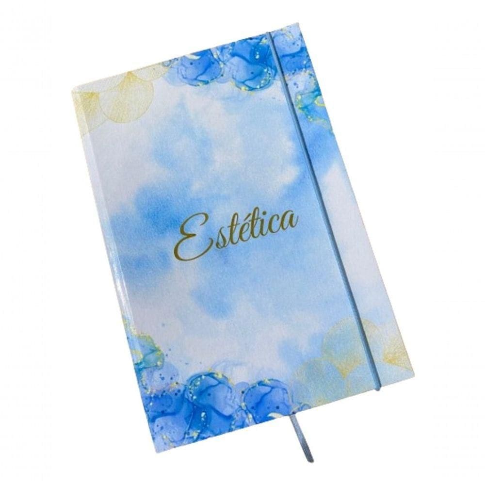 Caderno Sketchbook Grande Capa Profissões 21x14cm Estética Miolo Sem Pauta Para Desenhar