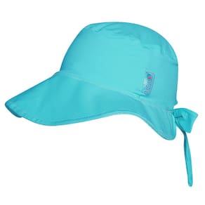 Chapéu Viseira Praia Infantil Proteção UV Turquesa Tip Top