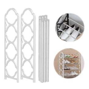 Sapateira De 4 Andares Branca Rack Organizadora Para Sapatos