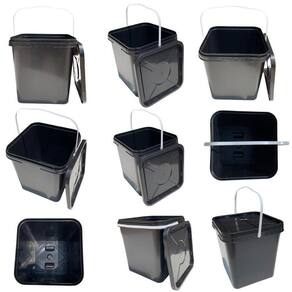 Balde Quadrado 16L Para Suporte De Plantas