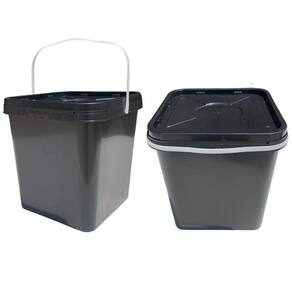Balde Quadrado 16L Para Despejar Tinta Com Tampa
