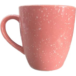 Caneca Senna Rosa com Pintinhas Branca 250ml CANC202RS - Hauskraft