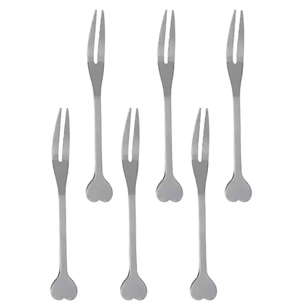 Conjunto 6 Garfos de Aço Inox Aperitivo UTEN-411- Hauskraft