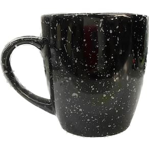 Caneca Senna Preta com Pintinhas Brancas 250ml CANC202PT - Hauskraft