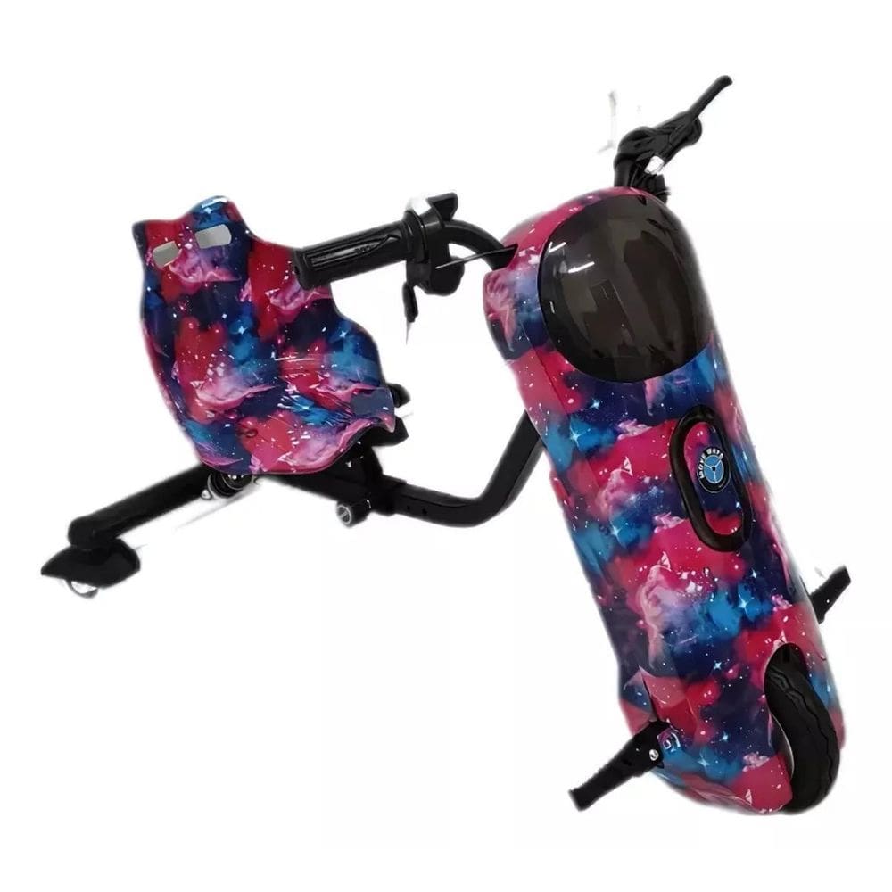 Triciclo Elétrico Drift 250W 3 Velocidades Pink E Blue