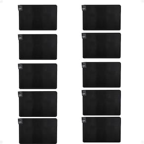 Kit 10 Lugar Americano Resistente Premium Croco 45X30Cm