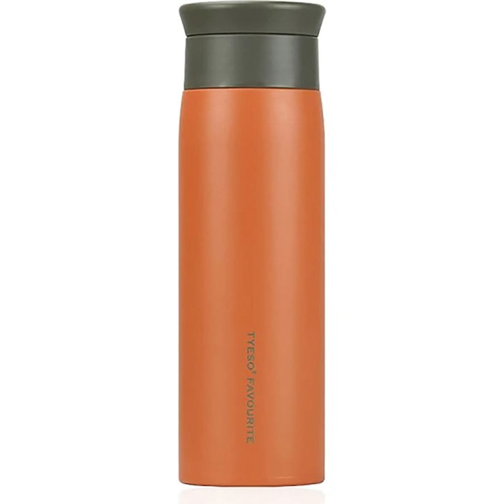 Copo Térmico Aço Inox com Tampa 500ml Laranja TOP1128 - DL Festas
