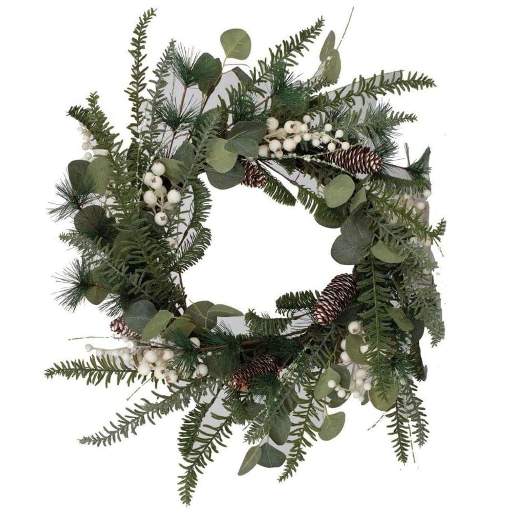 Guirlanda De Natal Folhas E Pinhas 60Cm 1053471 Cromus