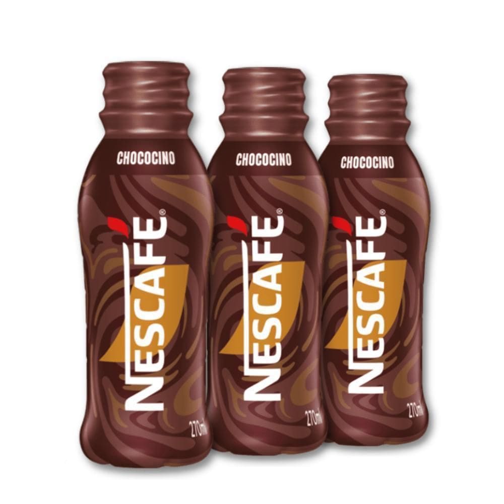 Chococino Nescafé Gelado Bebida Lácte Kit 3 Un De 270Ml
