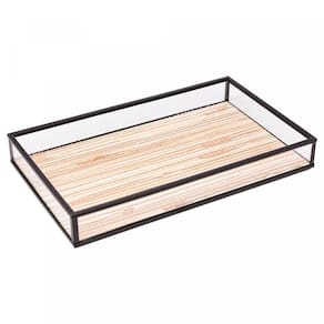 Bandeja Retangular Native Black 25x35cm 9412 - Mimo Style