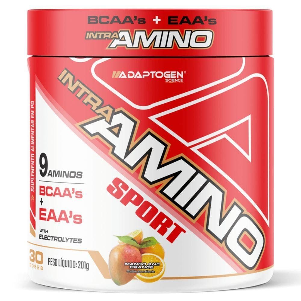 Pre Treino Eaa 9 Aminoacidos Manga Laranja 201G - Adaptogen