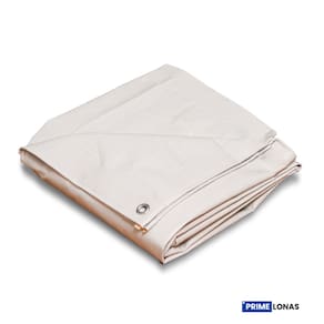 Lona multiuso Impermeável 3x10 310 Branca - Primelonas SK