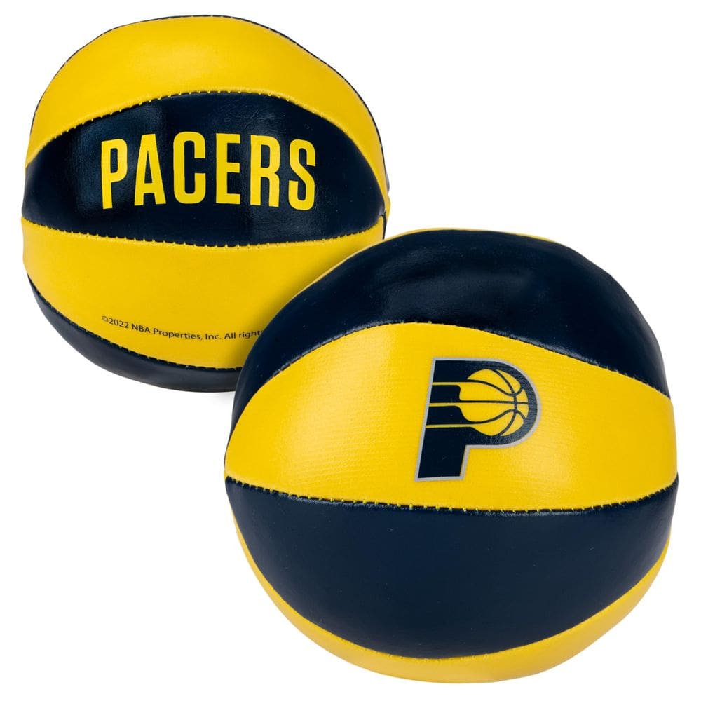 Bolas de basquete de brinquedo Franklin Sports NBA Indiana Pacers, pacote com 2