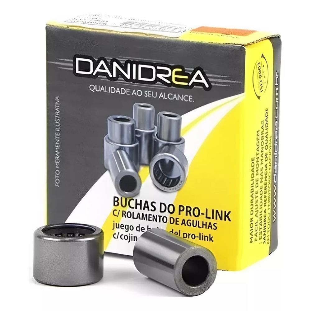 Buchas Amortecedor Garfo Pro Link Xlr125 Nx150 Nx200 Xr200 DANIDREA 9 PEÇAS