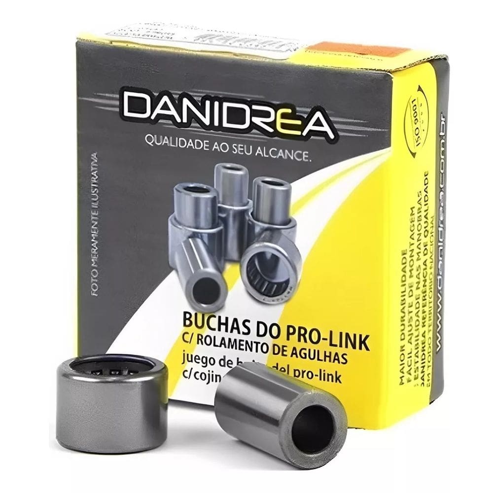 Kit Bucha Pro Link Rolamento Agulha Honda Crf 230F DANIDREA 10 PEÇAS