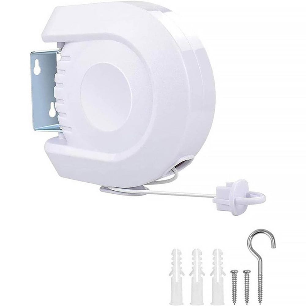 Varal de Parede Retrátil Ajustável 12m Clean 289 - Infinite