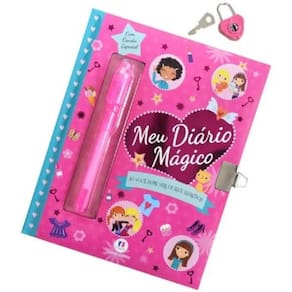 Meu Diário Mágico Ciranda Cultural Infantil Com Caneta