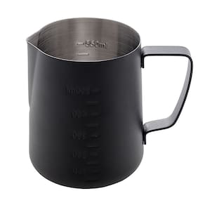Leiteira de Aço Inox Preta 600ml 2960 - Lyor